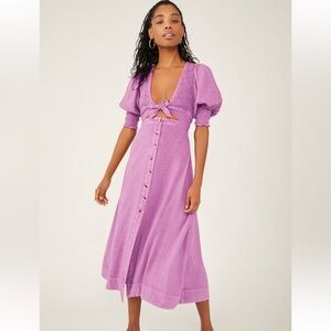 NWOT Free People String of Hearts Maxi Dress - Size XS